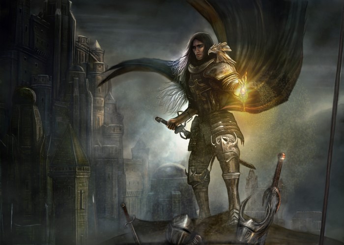 Warriors in Armor with Cloaks
