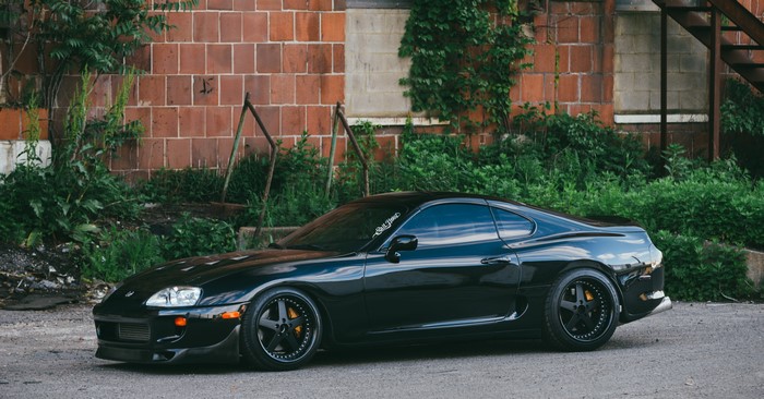 Black Toyota Supra JDM