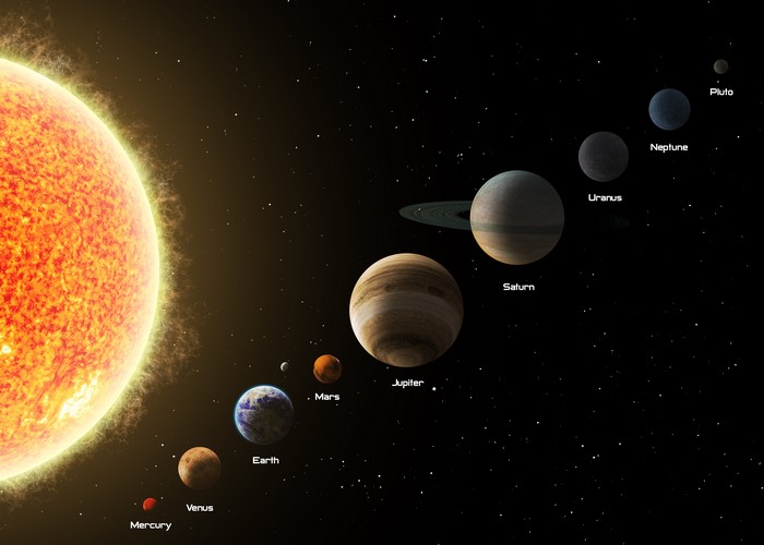 4K Stunning Visualization of the Solar System Planets
