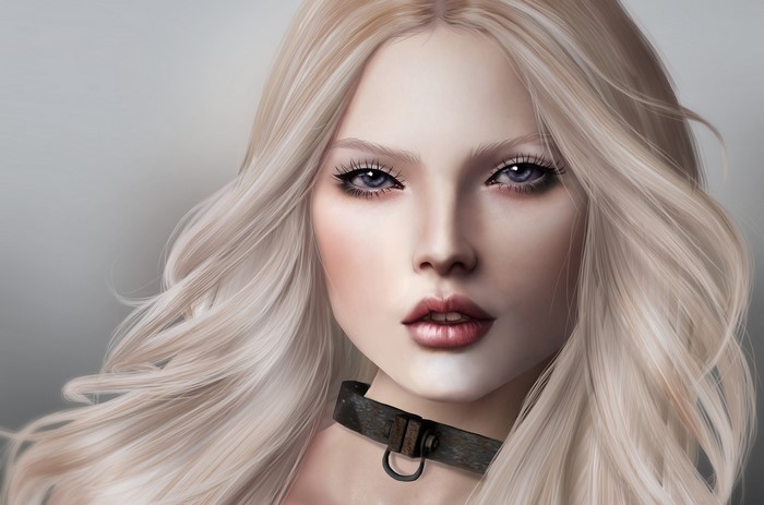Blonde girl Hair Face Glance