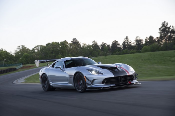 2016 Dodge Viper ACR on a race track