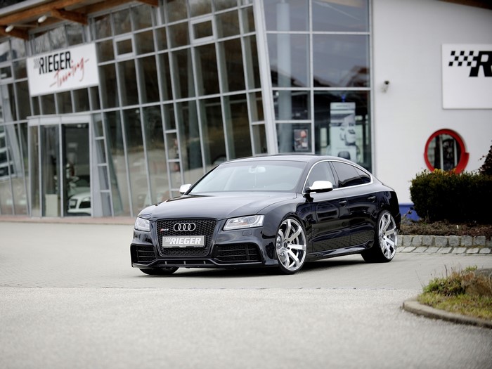 Black 2014 Rieger RS5 Sportback Audi