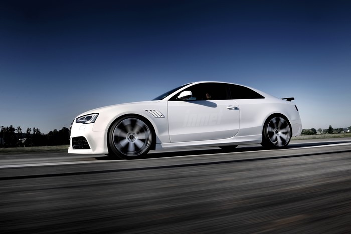 White 2012 Rieger A5 Coupe Audi