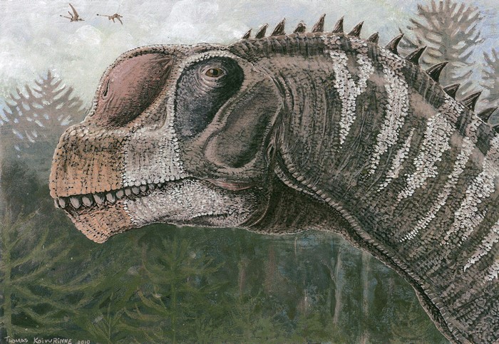 Camarasaurus lentus dinosaur painting by Tuomas Koivurinne