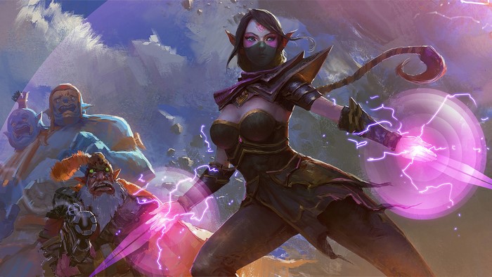 Templar Assassin and Ogre Magi from Dota 2