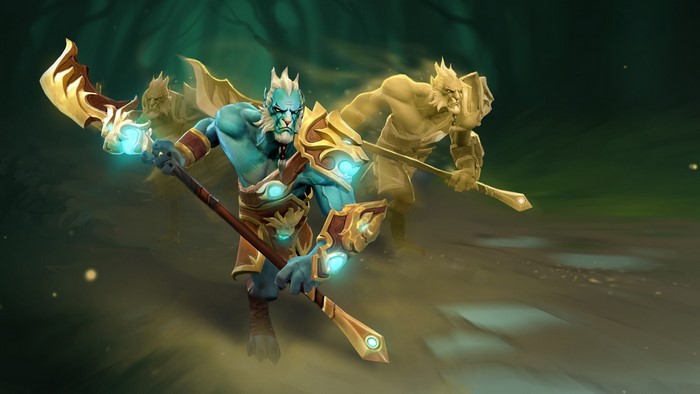 Phantom Lancer from DOTA 2 with spectral clones