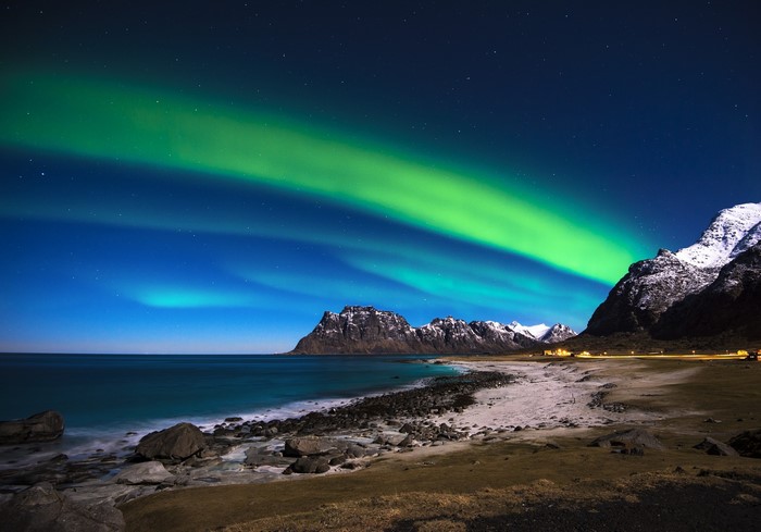 Aurora Borealis over Lofoten, Norway
