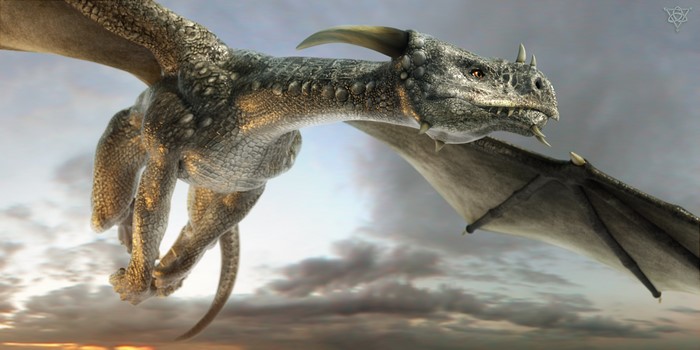 Dragons Horns Wings