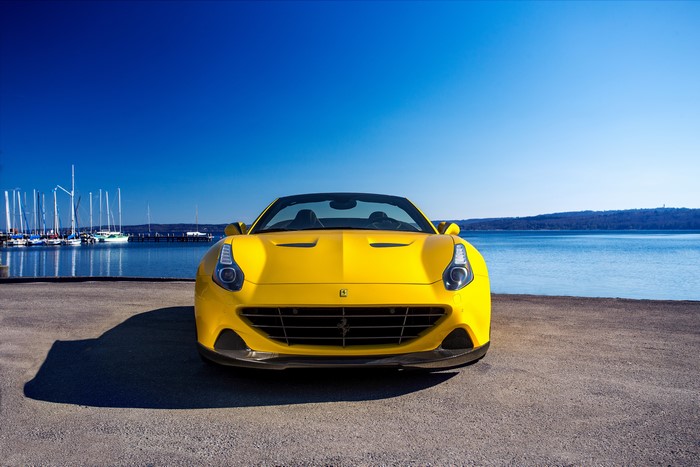 Yellow 2015 Novitec Rosso California T Ferrari