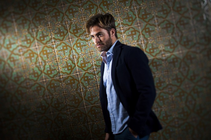 Chris Pine photographed by Jay L Clendenin for LA Times