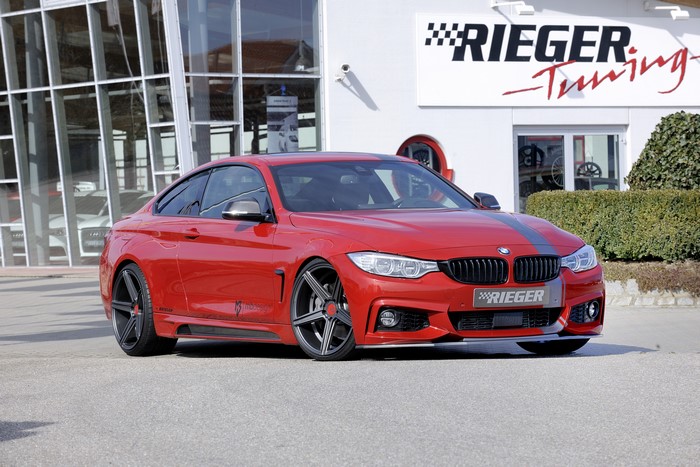 2014 Rieger 4 Series Coupe F32 BMW Red