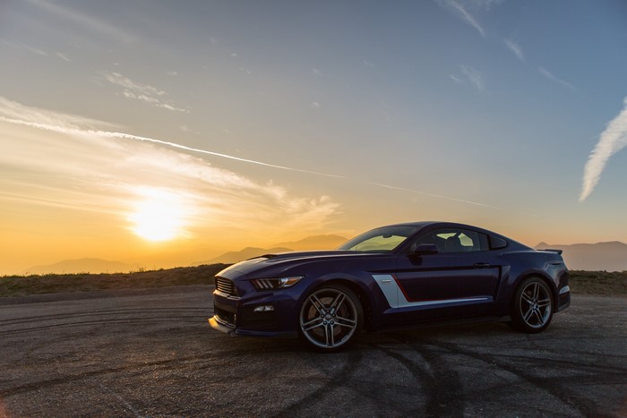 4K 2014 Roush Stage 2 Mustang Ford Sky Side