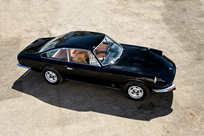 Black 1970 Ferrari 365 GT US-spec by Pininfarina