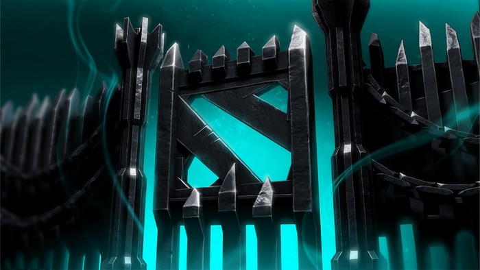 Dota 2 Logo Emblem Fence