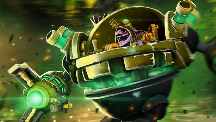 Timbersaw from DOTA 2 in a mech