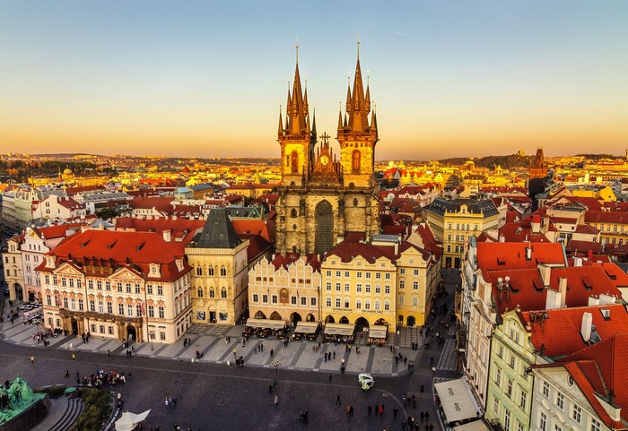 Old Town Square in Prague, Czech Republic