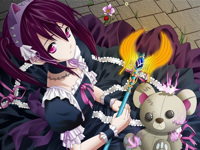 Annie Tibbers from League of Legends with Teddy Bear