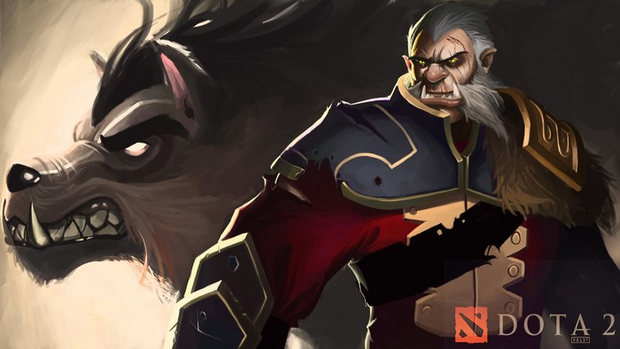 Lycan and wolf from DOTA 2