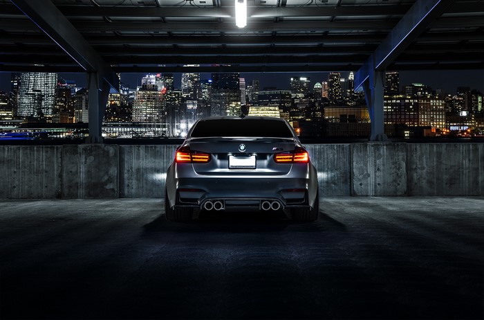 BMW M3 F80 Carbon Rear View