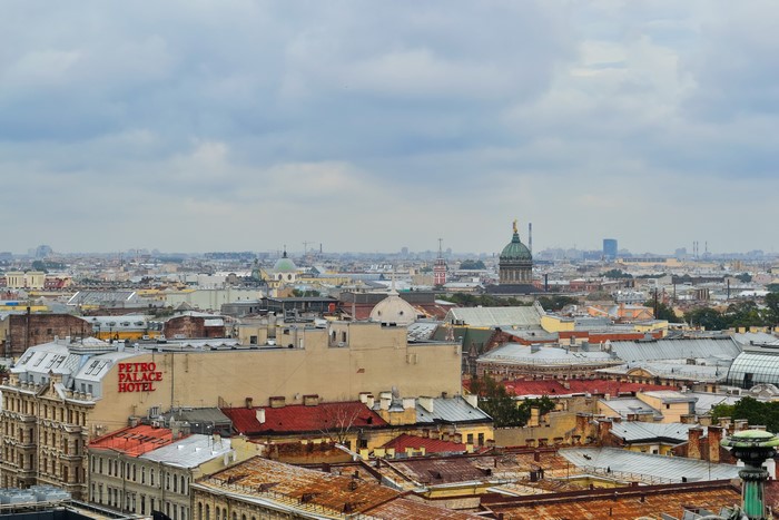 4K St. Petersburg Russia Cityscape