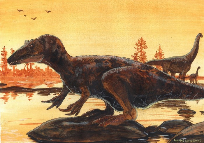 Megaraptor dinosaur by Tuomas Koivurinne