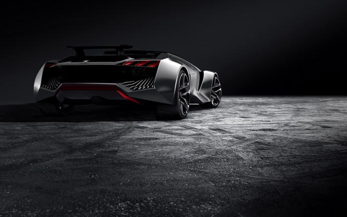 Peugeot Vision Gran Turismo Concept car, back view