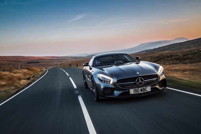 2015 Mercedes-Benz AMG GT S Edition 1 on a road