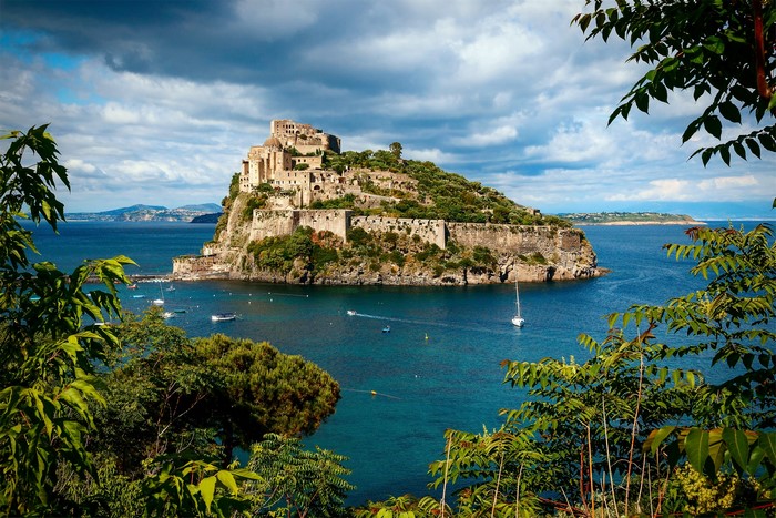 Castello Aragonese on Ischia Island, Italy