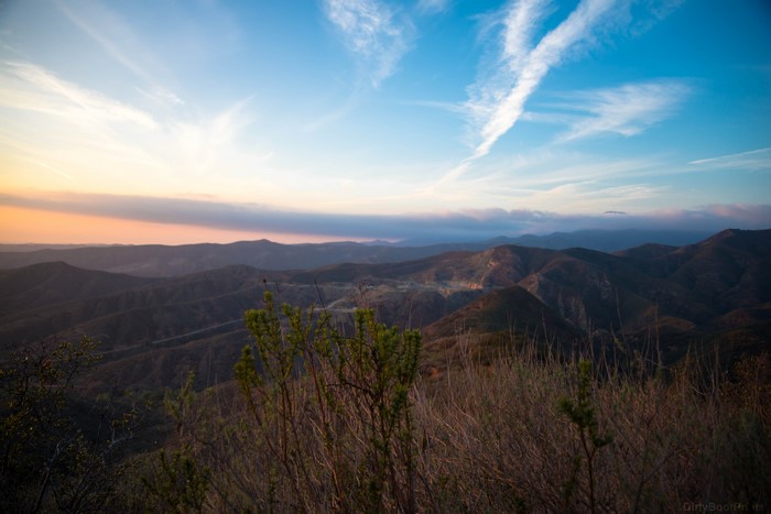 Mountains and Sky at Sunset