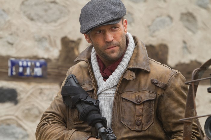 Jason Statham as Lee Christmas in The Expendables