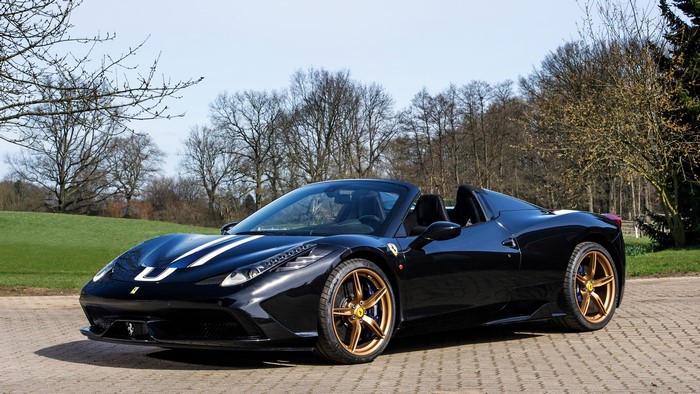 Black 2014 Ferrari 458 Speciale A Cabriolet