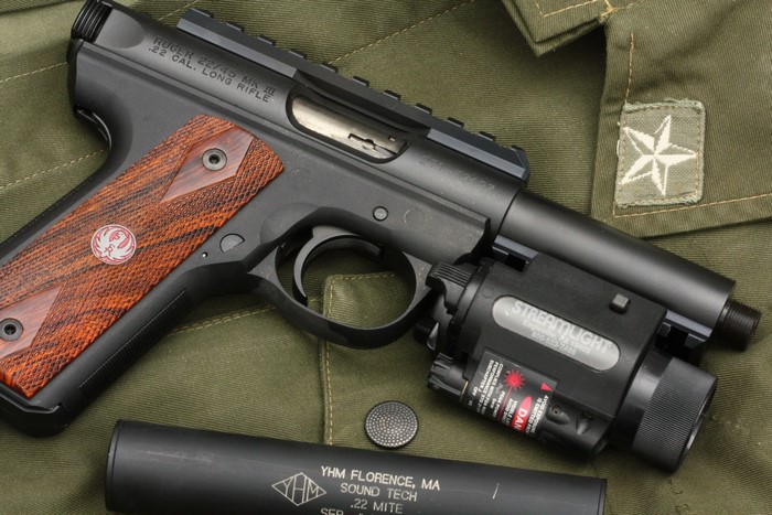 Ruger 22/45 MK III Pistol with Streamlight