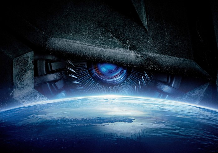 Transformers 1: Robot eye over Earth