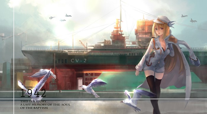 Lexington from Azur Lane in 1942