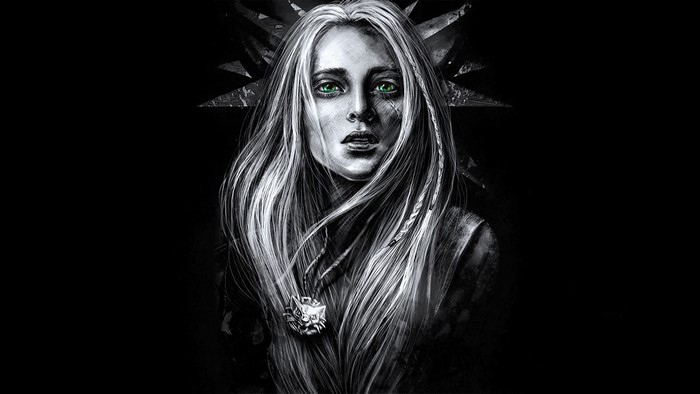Ciri from The Witcher Painting