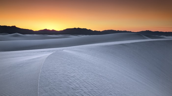 White Sands Desert at Sunrise