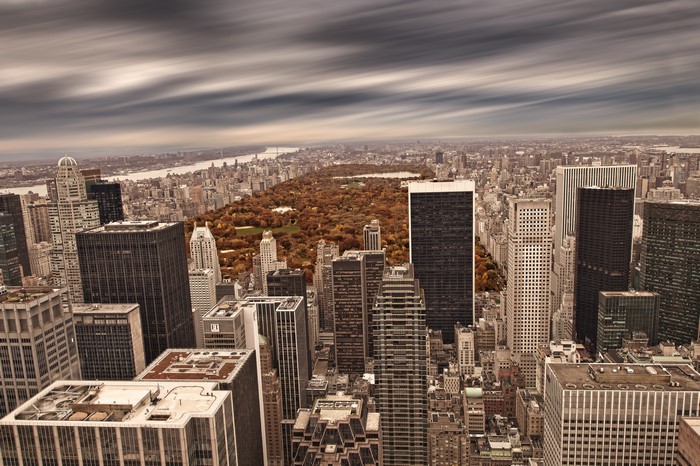 New York City Skyline with Central Park