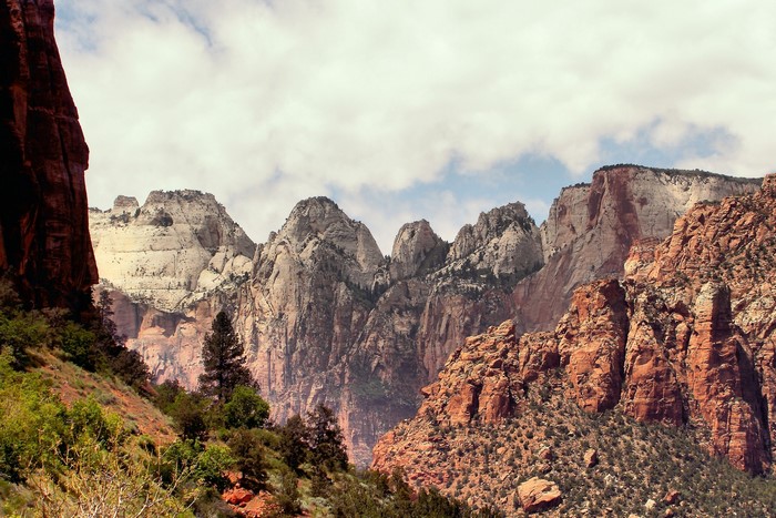 Mountains in Zion National Park, Utah, USA