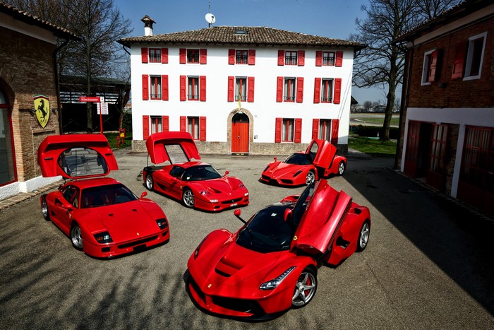 Ferrari F40, F50, Enzo, LaFerrari Collection