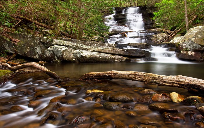 Waterfall on Emery Creek Trail, Chatsworth, Georgia