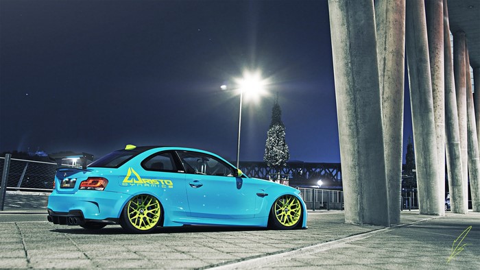BMW 1M Aristo Dynamics Tuning Light Blue