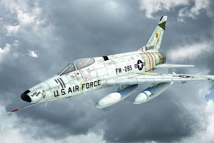 F-100 Super Sabre "Pretty Penny" U.S. Air Force Jet
