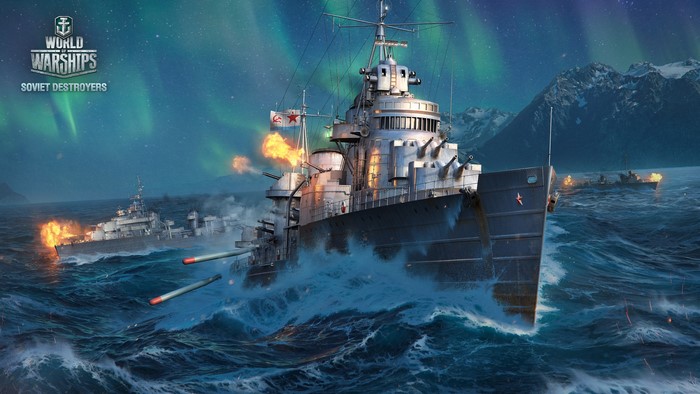 World of Warships Soviet Destroyers battle