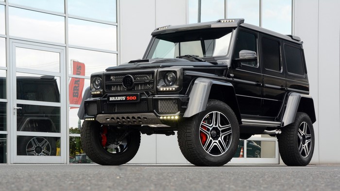 Black Brabus 500 G-Class W463 Gelandewagen