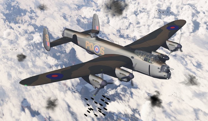 4K Bomb Run Airplane