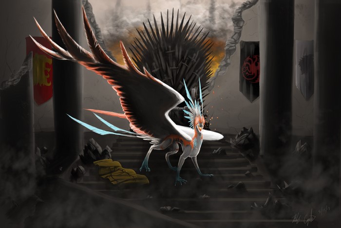 4K Gryphon near the Iron Throne