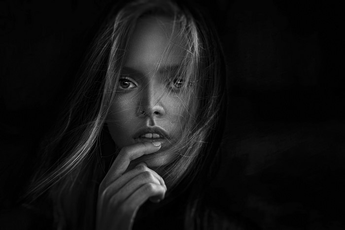 Valery Kolesnikov portrait of a woman