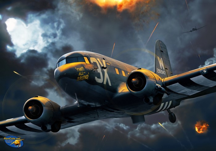 C-47 "That's All Brother" in combat