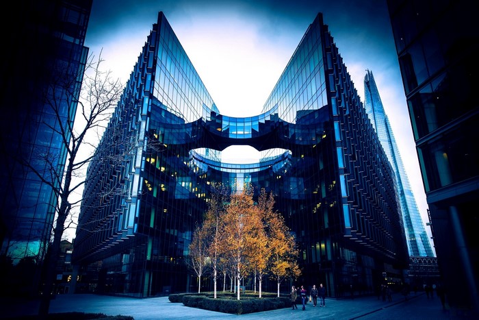 The Shard and modern architecture in London, England