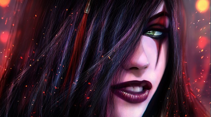 Katarina fan art from League of Legends
